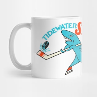 Defunct Retro Tidewater Sharks Hockey Team Mug